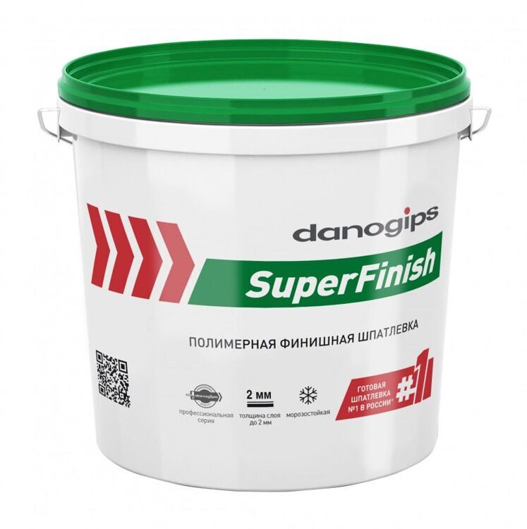Шпатлевка финишная DANOGIPS SuperFinish 3л/5кг