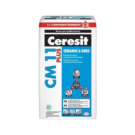 Клей для плитки Ceresit CM 11 Plus, 25кг.
